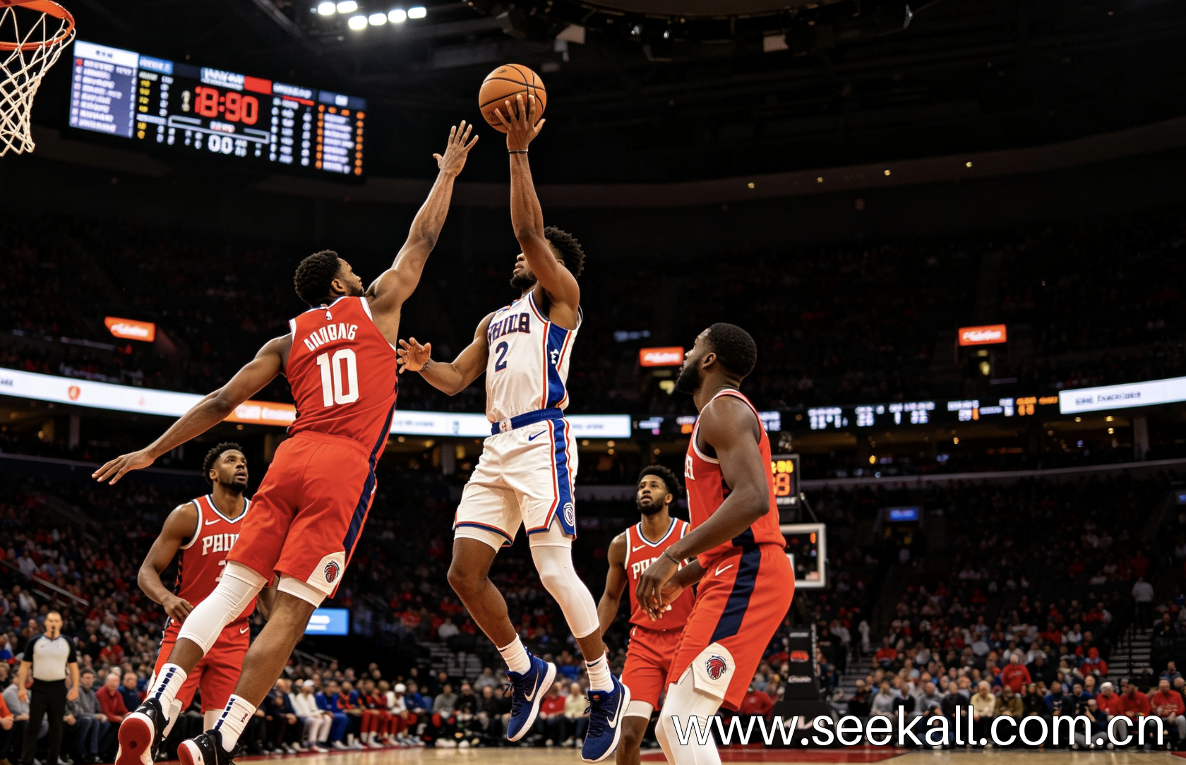 NBA詹姆斯高光暴扣